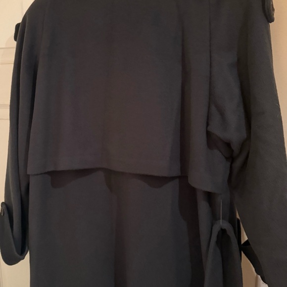 Vintage 100% Wool John Weitz Dark Green Women's Coat - Picture 8 of 16